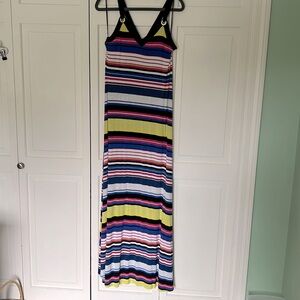 Spense Large Striped Long Dress